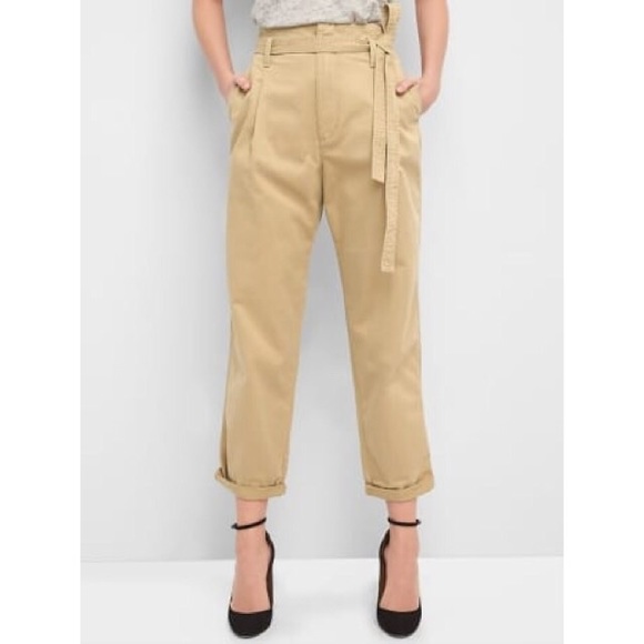 paper bag chino pants